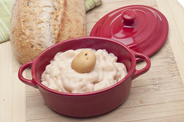 Krém z bramborové polévky — Stock fotografie
