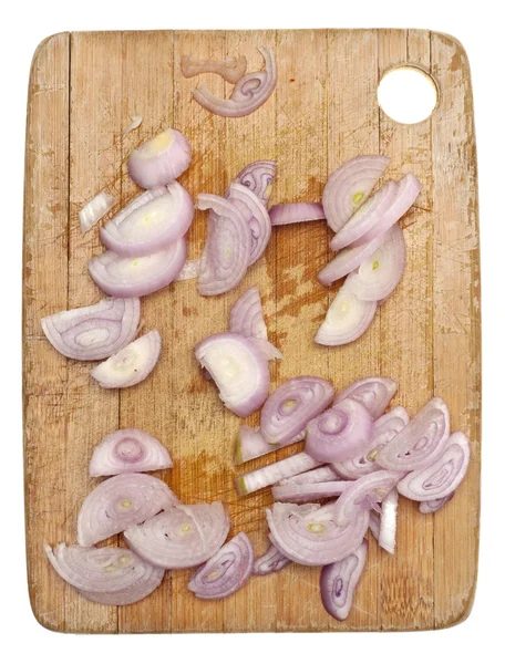 Φρέσκα κομμένα κρεμμύδια — Φωτογραφία Αρχείου
