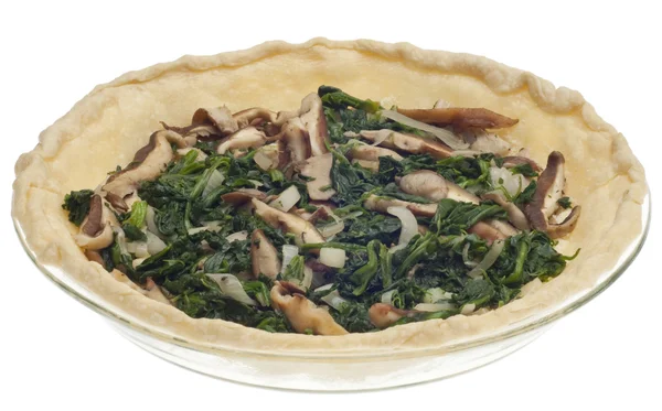 Vegetable Quiche Before Adding Eggs — Stock Photo, Image