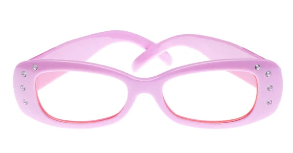 Okulary różowy rinestone — Zdjęcie stockowe
