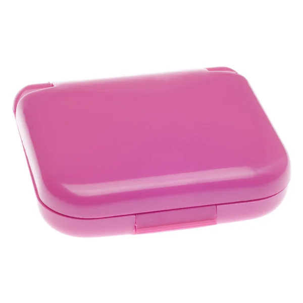 Pink Plastic Container Closed — Stock Photo, Image