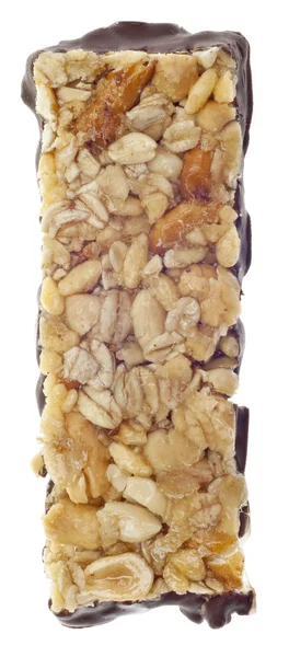 Barra de granola de avena saludable con chocolate —  Fotos de Stock