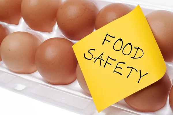 Konzept zur Lebensmittelsicherheit — Stockfoto