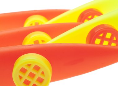 Abstract Pattern of Kazoo Noise Makers clipart