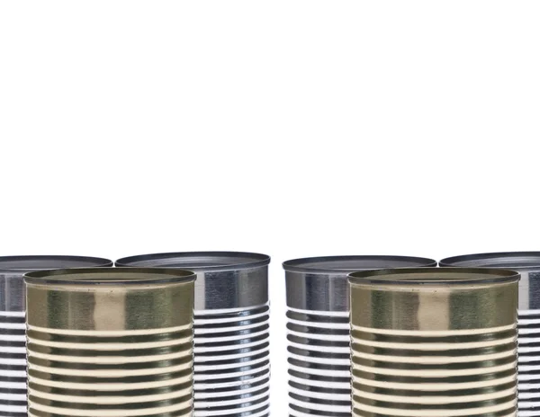 ブリキ缶の枠線のイメージ — ストック写真