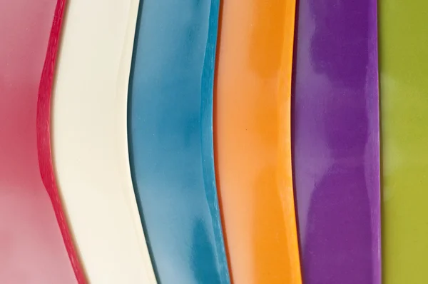 Set de cuencos de colores Textura de fondo —  Fotos de Stock