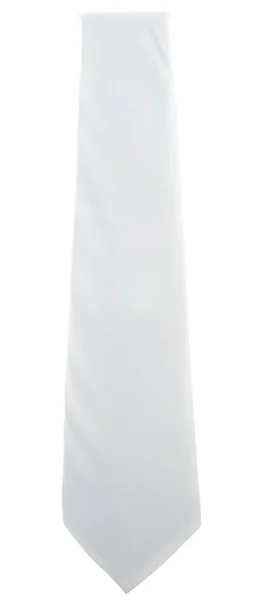 Boş beyaz kravat — Stok fotoğraf