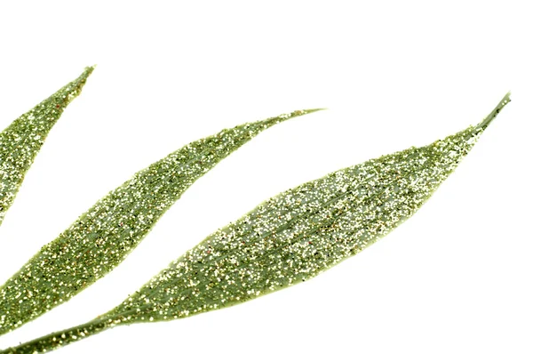 Abstract Glitter Leaf Shape Background — Stock Photo, Image