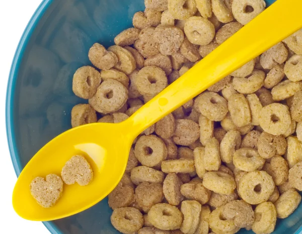 Tazón vibrante con cereales para el desayuno —  Fotos de Stock