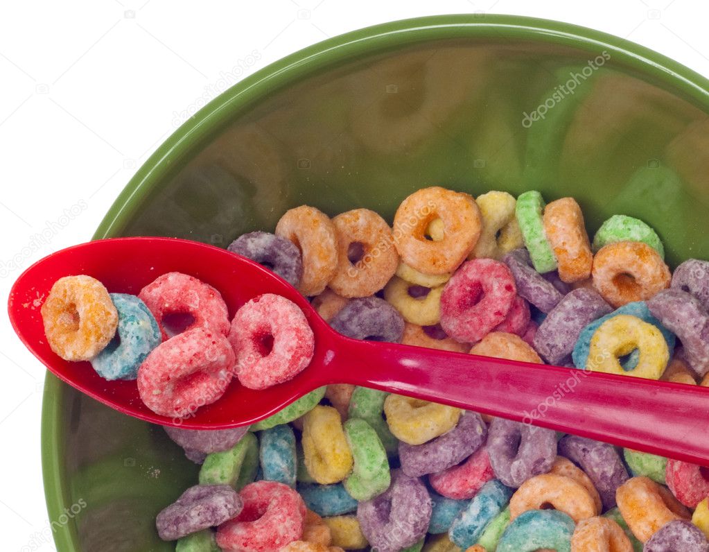 Vibrant Bowl with Breakfast Cereal