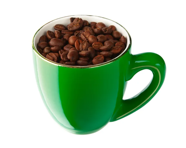 Кубок з зерна кави — стокове фото