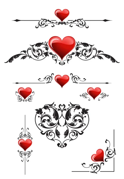 Set vector for valentines day Vector Graphics