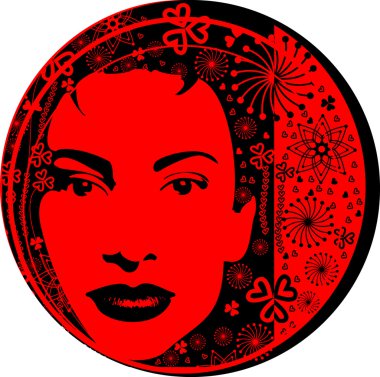 Woman glamour clipart