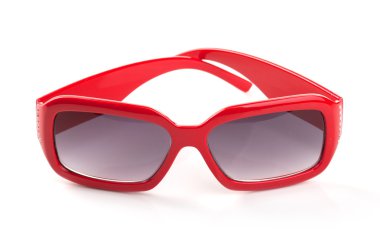 Sunglasess red clipart