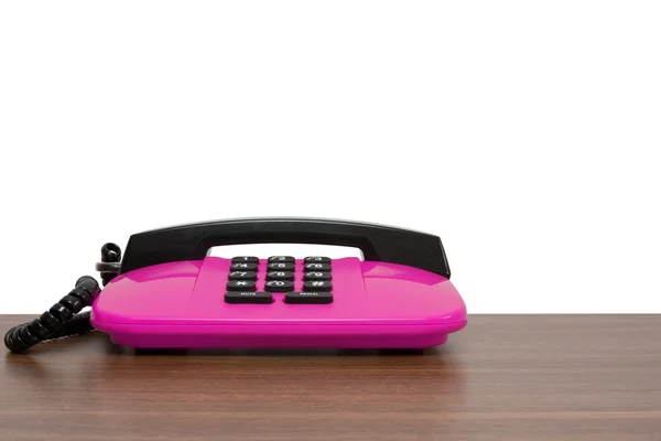 Pink telephone — Stock Photo, Image