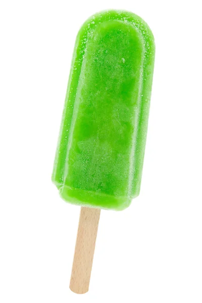 Yeşil kiwi dondurma . — Stok fotoğraf