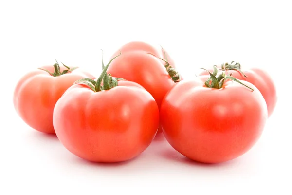 Hög med röda tomater — Stockfoto