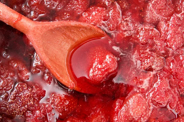 Marmellata di fragole. — Foto Stock