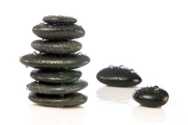 Wet zen stones clipart