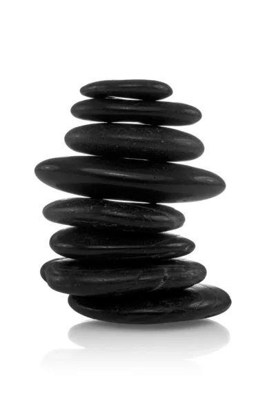 Pilha de pedras zen equilibradas . — Fotografia de Stock