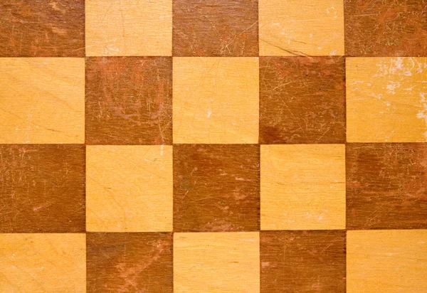 stock image Old wooden checkers board