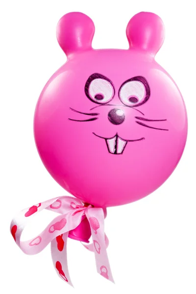Balloon with a bunny face. — Stock Photo, Image
