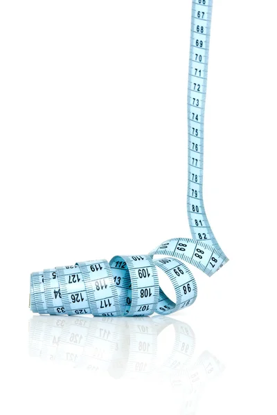 Blue measure tape — Stock Photo, Image