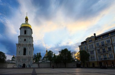 Saint Sophia (Sofievskiy) Cathedral, Kiev, Ukraine clipart