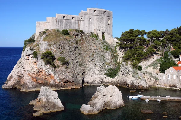 Fortaleza Lovrjenac en Dubrovnik, Croacia — Foto de Stock