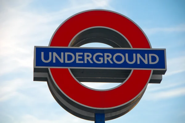 London underground sign — Stock Photo, Image