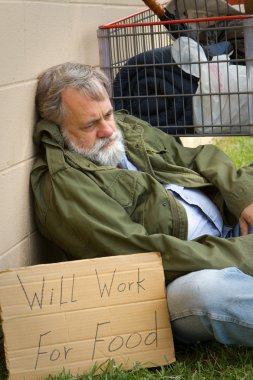 Hopeless Homeless clipart
