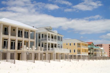 Vacation Beach Homes clipart