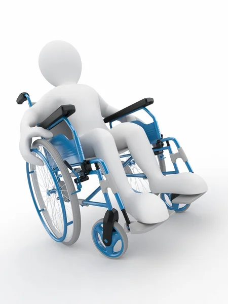 Mannen op rolstoel — Stockfoto