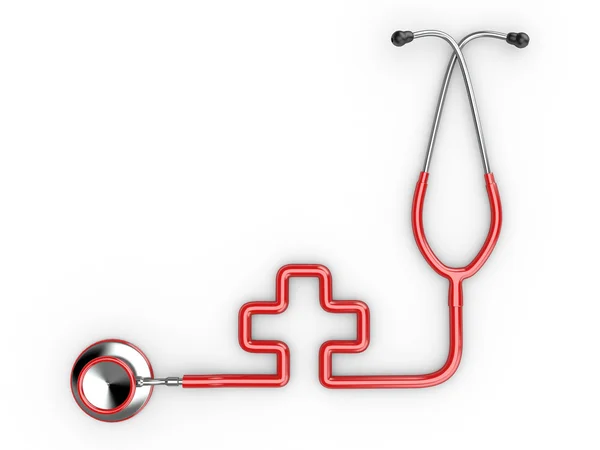Stetoscopio come simbolo della medicina . — Foto Stock