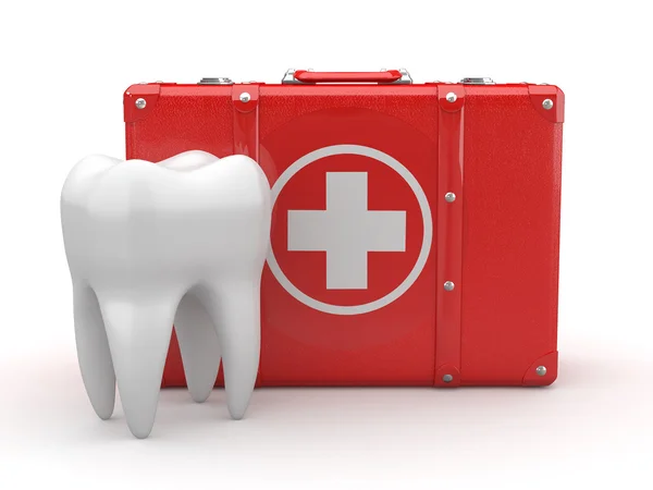 Stomatology. Tooth and Medical Kit. — Stock Photo, Image