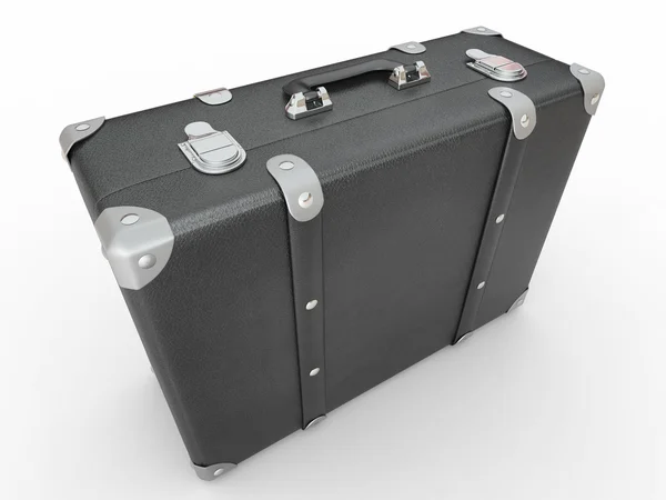 革のスーツケース — ストック写真