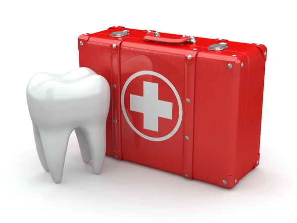 Estomatología. Kit dental y médico . — Foto de Stock