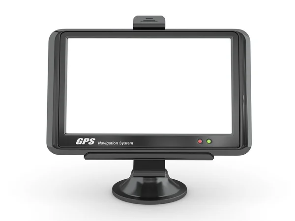 GPS με την κενή οθόνη. 3D — Φωτογραφία Αρχείου
