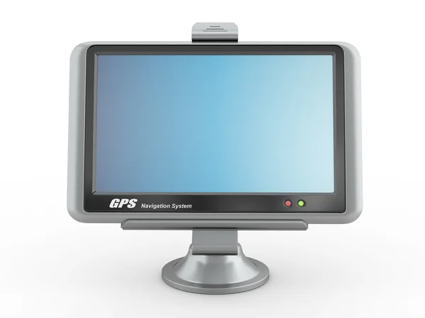 Navigační systém. GPS. 3D — Stock fotografie