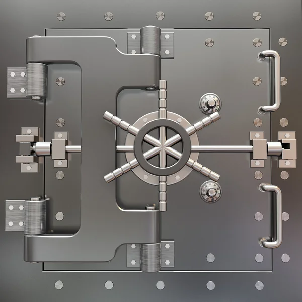 Safe in stainless steel. Bank Vault. — Stock Photo, Image