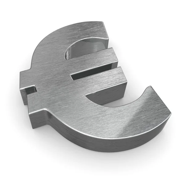 Sign of euro. 3d — Stock Photo, Image