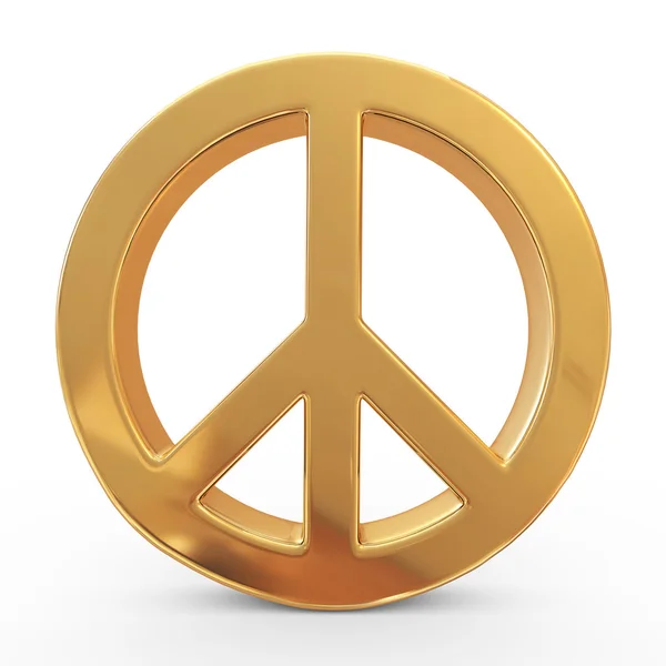 Peace sign. 3d — Stock Photo, Image