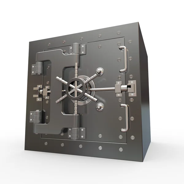 Safe in stainless steel. Bank Vault — Stock Photo, Image