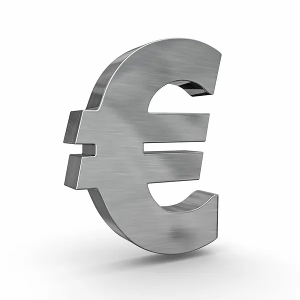 Σύμβολο του ευρώ. 3D — Φωτογραφία Αρχείου