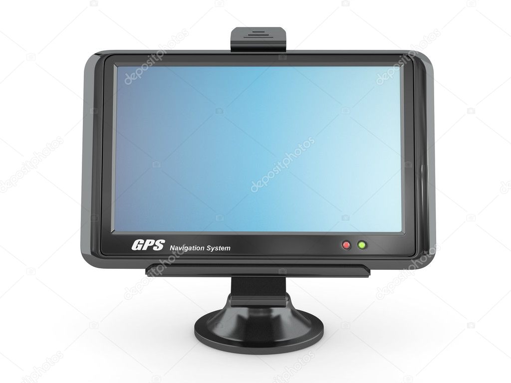 Navigation system. Gps. 3d