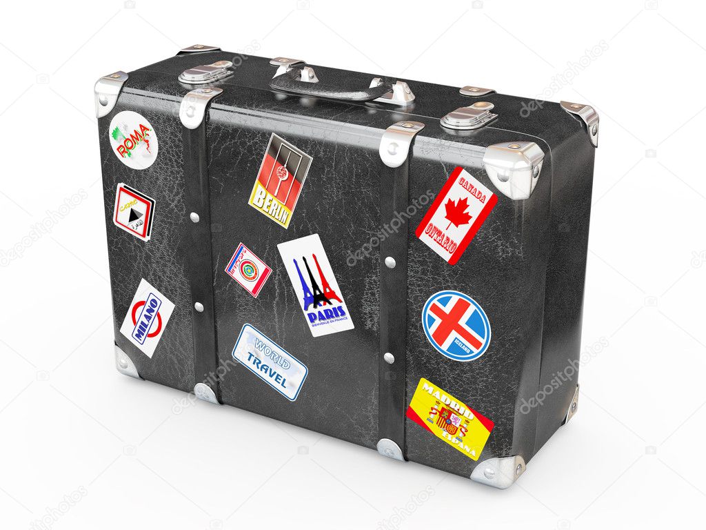 7,200+ Travel Bag With Stickers Stock Photos, Pictures & Royalty-Free  Images - iStock