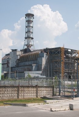 Chernobyl atomic power station clipart