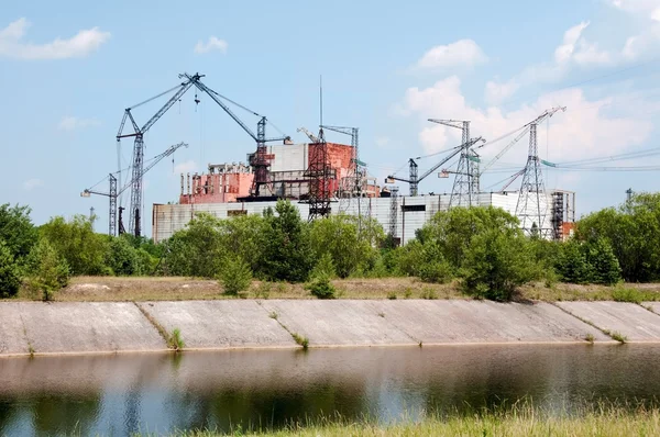 Atomowej elektrowni w Czarnobylu — Zdjęcie stockowe