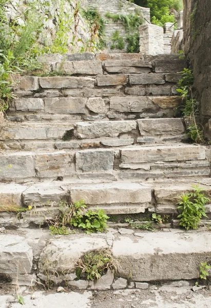 Ancien escalier en pierre ancienne — Photo