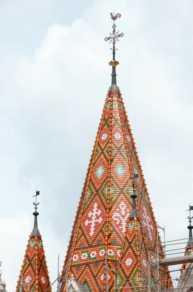 stock image Matthias Church roof (Budapest, Hungary)